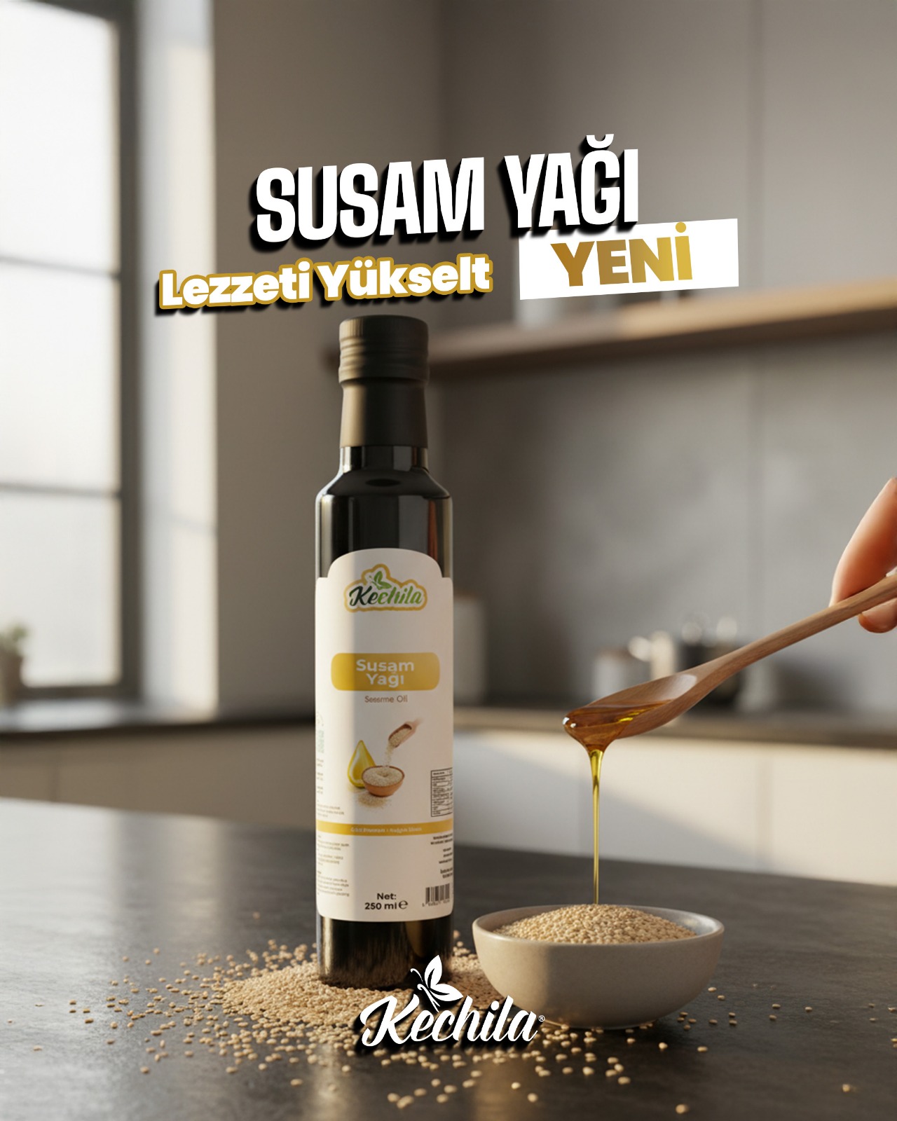 KECHİLA SUSAM YAĞI 250 ML